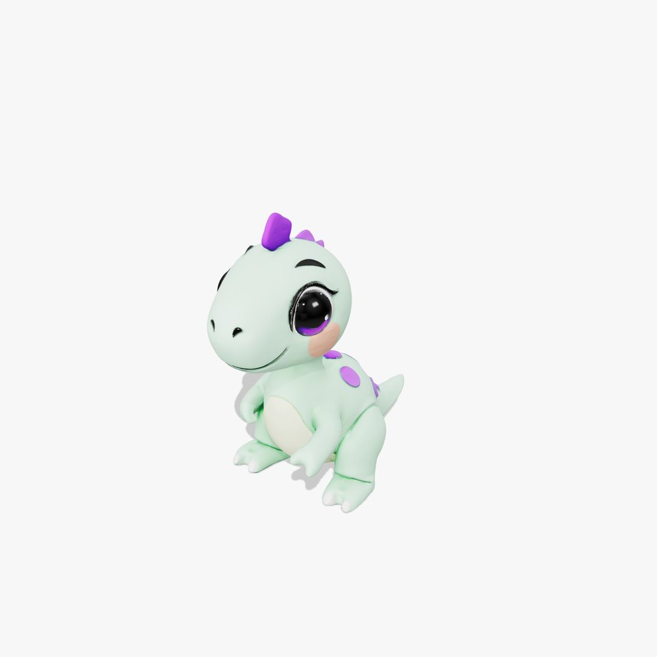 Charming Dino Toy model pack